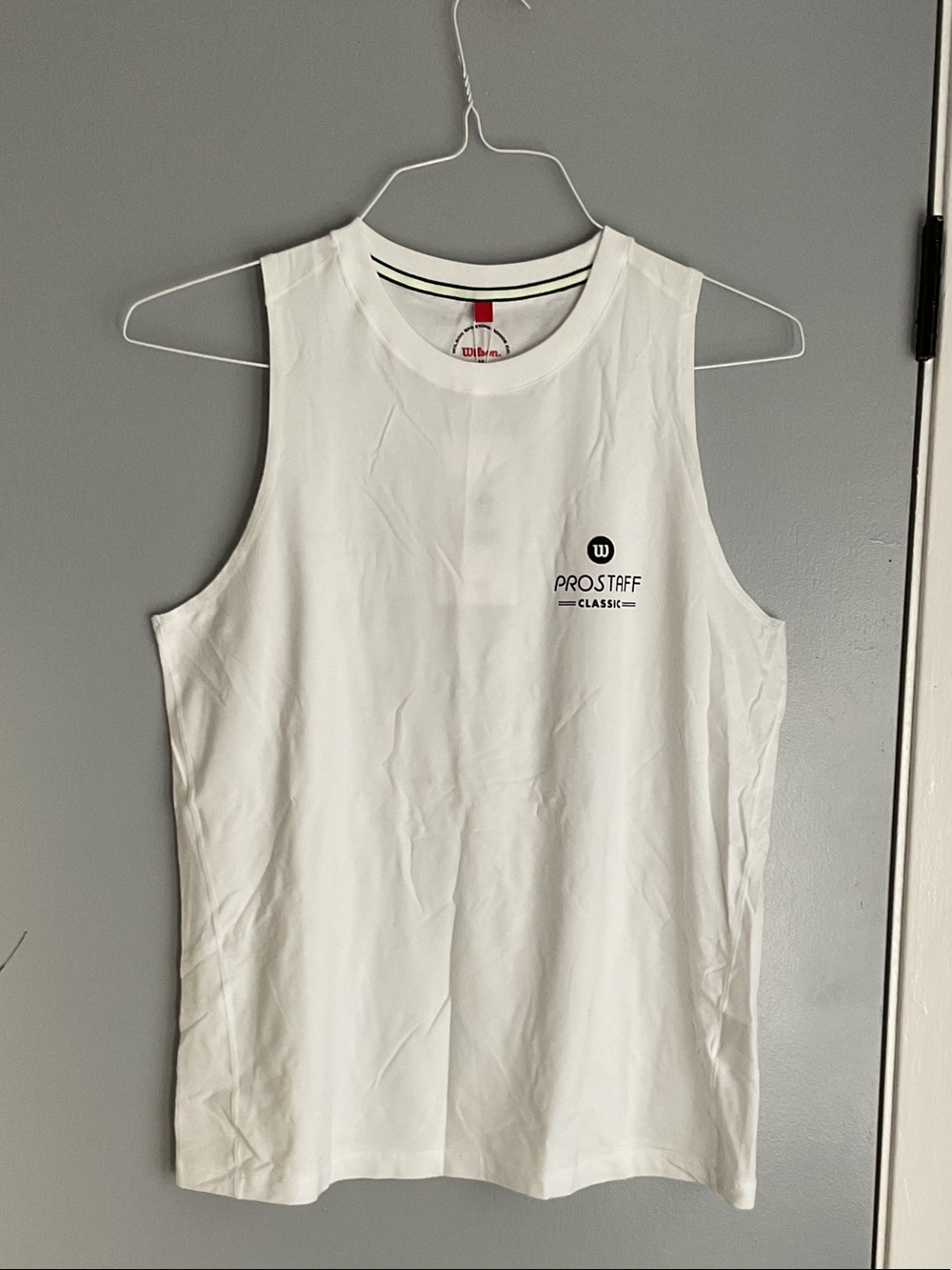Wilson White w lakeshore tank logo